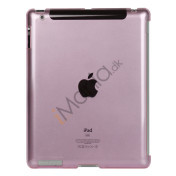Klar Smart Cover Companion Crystal Case til iPad 2 Den nye iPad 3rd Generation - Pink