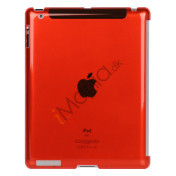 Klar Smart Cover Companion Crystal Case til iPad 2 Den nye iPad 3rd Generation - Rød