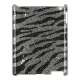 Sparkling Rinestone Zebra Cover Case til den nye iPad - Sort