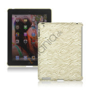 Flash Powder Zebra Smart Cover Companion Case til iPad 2. 3. 4. Gen - Gul