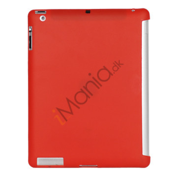 Smart Cover Companion TPU Gel Case til iPad 2 3 4 - Rød