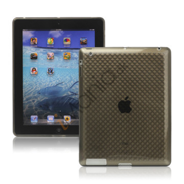 Stilfuld Diamond TPU Skin Cover Case til Den Nye iPad 2. 3. 4. Gen - Grå
