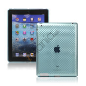 Stilfuld Diamond TPU Skin Cover Case til Den Nye iPad 2. 3. 4. Gen - Blå