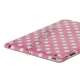 Polka Dot TPU Gel Case til Den Nye iPad 2. 3. 4. Gen - Hvid / Pink