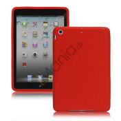 Soft Silicone Case Cover til iPad Mini - Rød