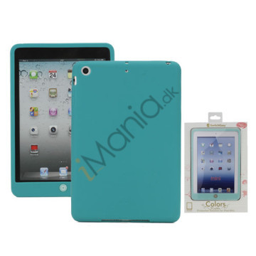 Slim Blød Silikone Taske med Chokolade Home Button til iPad Mini med Exquisite Emballage - Grøn