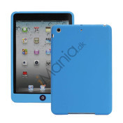 Blødt Silicone Case Cover med Chokolade Home Button til iPad Mini - Baby Blå