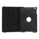 360 Degree Rotary Leather Case with Elastic Strap til iPad Mini - Sort