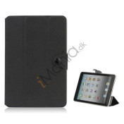 Grain Line Folio PU Leather Stand Case Cover til iPad Mini - Sort