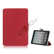Grain Line Folio PU Leather Stand Case Cover til iPad Mini - Rød