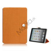 Grain Line PU Leather Stand Folio Case Cover til iPad Mini - Orange