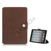 Grain Line Folio PU Leather Stand Case Cover til iPad Mini - Brun