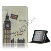 Kulturhovedstad i London PU Læder Stand Case Cover til iPad Mini
