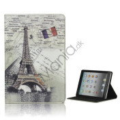 Frankrig Eiffeltårnet PU Læder Stand Case Cover til iPad Mini