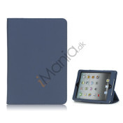 HOT Flip Magnetic PU Læder Stand Case Cover til iPad Mini - Mørkeblå