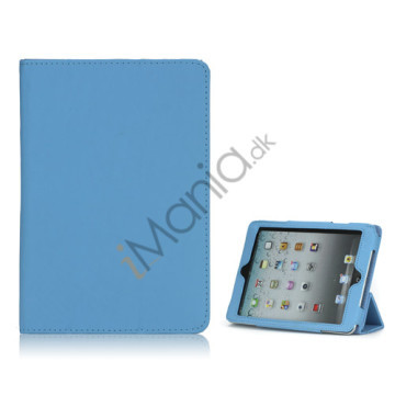 HOT Flip Magnetic PU Læder Stand Case Cover til iPad Mini - Blå