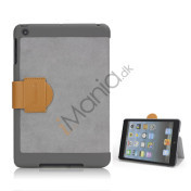 Mønstret Gobillion Folio Soft Skin Stand Case med Wake Sleep Function til iPad Mini - Grå