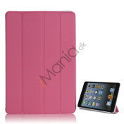 Ny Excellent Spider PU Læder Smart Cover Case Stand the iPad Mini - Pink