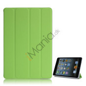 Ny Excellent Spider PU Læder Smart Cover Case Stand the iPad Mini - Grøn