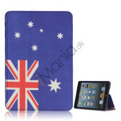 Australien National Flag Folio Lædertaske til iPad Mini med Wake Sleep-funktion