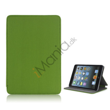 Book Style tandstikker Design Læder Stand Case til iPad Mini - Grøn