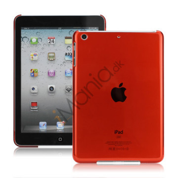 Smooth Clear Crystal Case Cover til iPad Mini - Translucent Rød