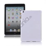 Solid Color Smart Cover Companion Crystal Case Cover til iPad Mini - Hvid