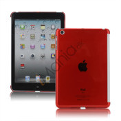 Clear Smart Cover Companion Crystal Case Cover til iPad Mini - Translucent Rød