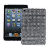 Sparkling Glitter Diamante Slim Hard Case Cover til iPad Mini - Sølv