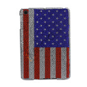 Bling Diamante American National Flag Hard Case Cover til iPad Mini