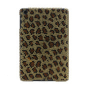 Leopard Swarovski Diamante Hard Back Shell Cover til iPad Mini