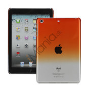 Transparent Gradient Hard Protector Crystal Case Cover til iPad Mini - Orange