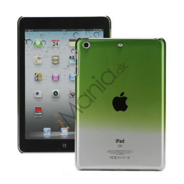 Transparent Gradient Hard Protector Crystal Case Cover til iPad Mini - Grøn