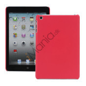 Ultra-slank Lychee Skin Design Hard Cover Case Tilbehør til iPad Mini - Rød