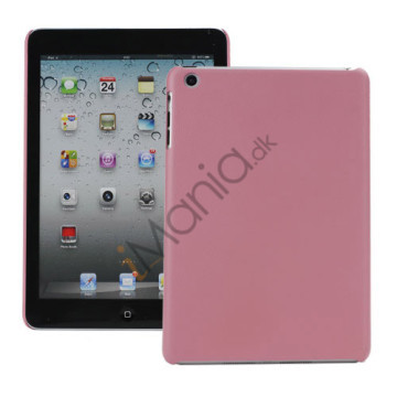 Ultra-slank Lychee Skin Design Hard Cover Case Tilbehør til iPad Mini - Pink