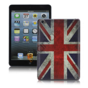 New Retro UK Flag Smooth Snap-On Hard Case Skin Cover til iPad Mini