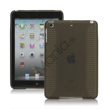 Skidproof TPU Gel Case Cover til iPad Mini - Grå