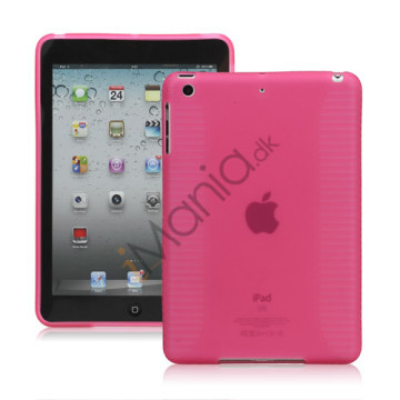 Skidproof TPU Gel Case Cover til iPad Mini - Pink