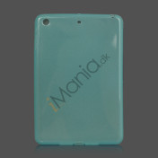Glossy TPU Gel Case Cover til iPad Mini - Blå