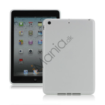 Høj Glossy TPU Gel Cover til iPad Mini - Hvid