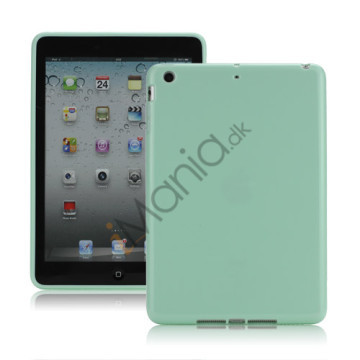 Høj Glossy TPU Gel Cover til iPad Mini - Cyan