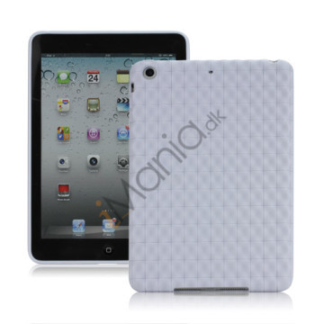 Anti-slip Water Cube Wave TPU Gel Case Cover til iPad Mini - Hvid