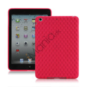 Anti-slip Water Cube Wave TPU Gel Case Cover til iPad Mini - Rose