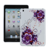 Glamorous Lilla Flowers TPU Gel Cover Case til iPad Mini
