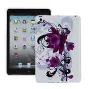 Pretty Lotus Flowers iPad Mini TPU Gel Cover Case