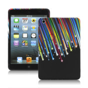 Farverige Shooting Star TPU Gel Soft Case Cover til iPad Mini