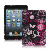 Flora og Sommerfugle Bøjelig TPU Flex Gel Case til iPad Mini