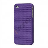 iPhone 4 / 4S cover perforeret lilla
