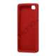 Glitter Smykkesten Indlagt Silikone Cover Case til iPhone 5 - Rød