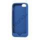 Blød Smilende Dukke Silikone Case iPhone 5 cover - Mørkeblå